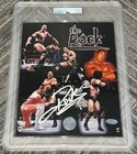 Dwayne Johnson The Rock Signed Autograph 1990’s WWE 8x10 Photo PSA/DNA Encased