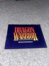 Dragon Warrior (Nintendo NES, 1989) Authentic - Manual amazing shape wow!