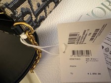 Dior Medium Saddle Pouch with Chain