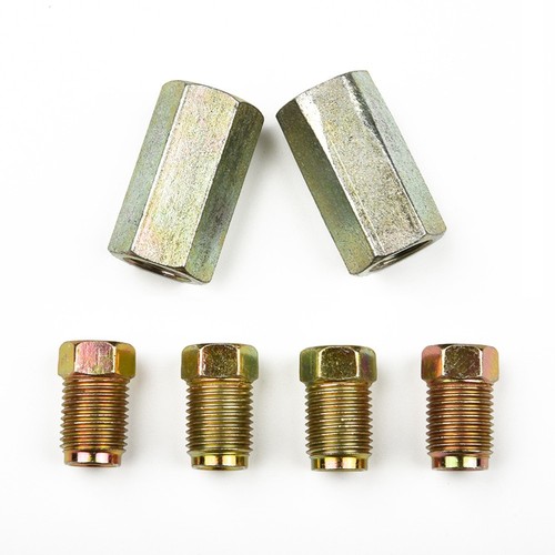 Brake Cable Connector 2pcs 10mm Female Brake Nuts Short Brake Pipe 2 Qty 2 Way - Picture 2 of 10