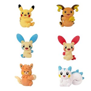 Pokemon S-Chinese Nuzzle Cheeks Plush New