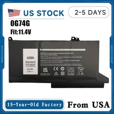42Wh 0G74G C27RW Battery For Dell Latitude 5300 5310 7300 7400 2PFPW 8JYHH 9W9MX