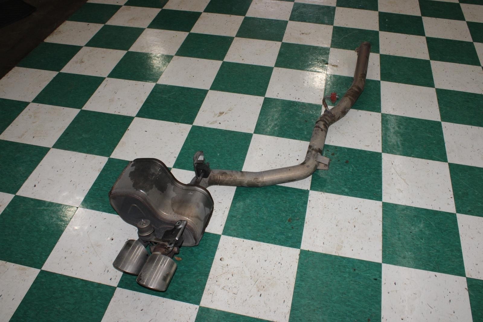 14-21 Ghibli Rear Left LH Driver Side Exhaust Pipe Muffler Dual Tips Factory OEM