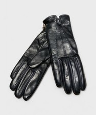 Galise Women's Leather Gloves, Black P1253W.N