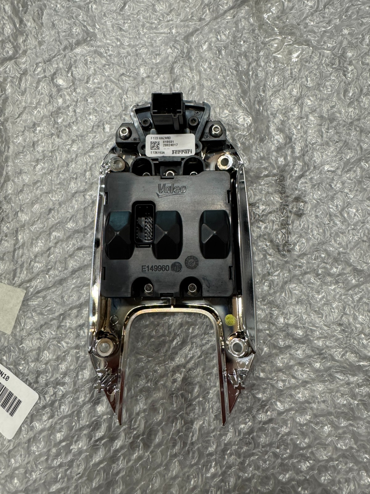 Ferrari SF90 296 812 Gear Bridge Selector hazard switch light reverse center GTS