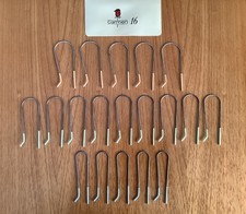 x19 ‘CARMEN 16’ Heated Roller Pins/Clips x5 Large x9 Medium x5 Small & Pouch VGC