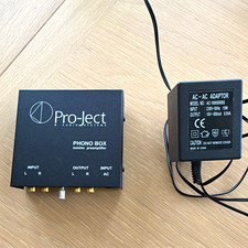 Pro-Ject Phono Box MM/MC Stereo Phono Pre-Amp Black w/ AC Adapter