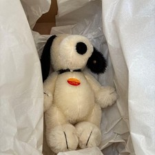 Steiff Snoopy Cream 1998 Limited 1500 Japan Exclusive Plush COA Box Rare