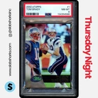 2002 TOPPS ETOPPS #1 TOM BRADY PSA 8