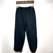 Gildan Smart Basics Sweatpants Joggers Gray Elastic Casual Pull On Solid Mens S