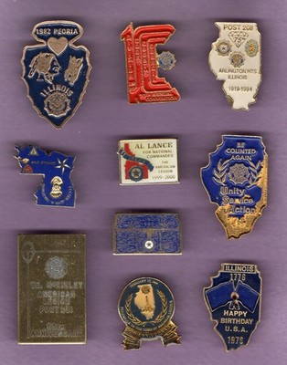 American Legion Abzeichen - 70er - 90er Jahre Lot 1