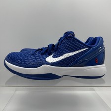 Nike Zoom Kobe VI 6 GS Dodgers FV9676-400 Blue White Size 5.5Y Youth / Women  s 8