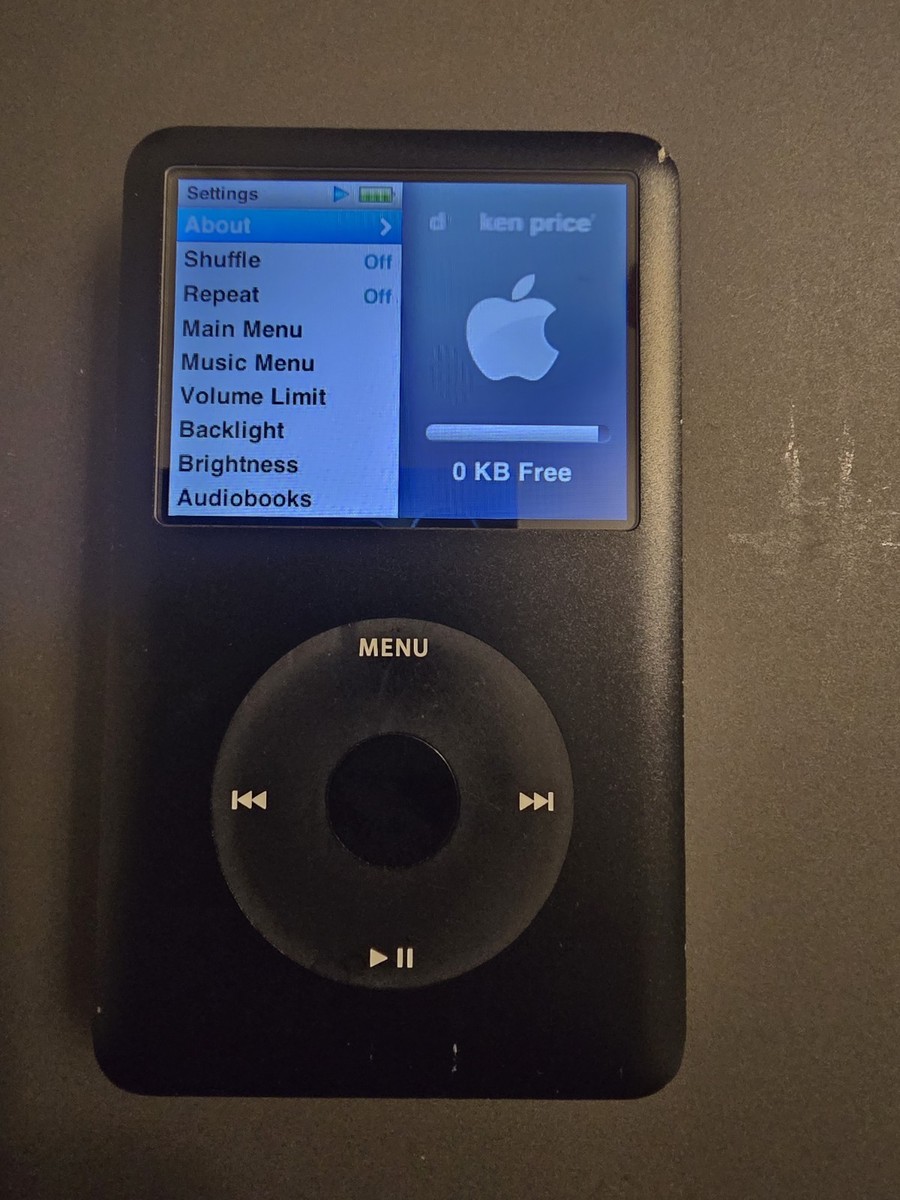 Apple iPod Classic 160GB, Black, Model A1238 | eBay