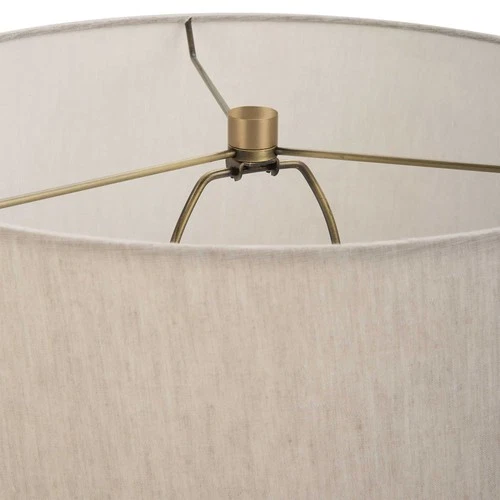 Uttermost 30201-1 Gravitas 28" Tall Table Lamp - Brass / Stone - Picture 3 of 8