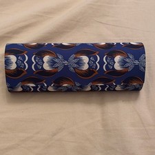 Vera Bradley Blue White Brown Floral Flip Top Hard Case for Glasses
