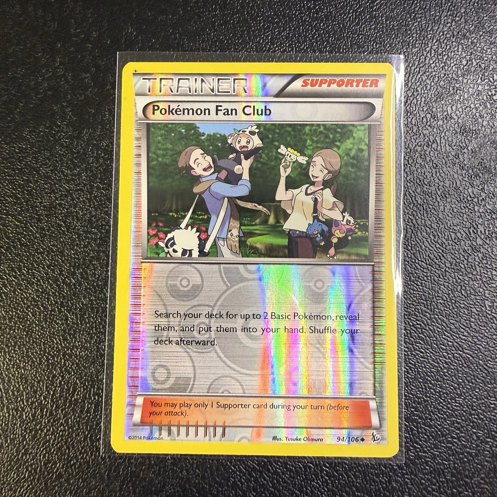 Pokemon Fan Club 94/106 Pokemon Flashfire Reverse Holo NM English