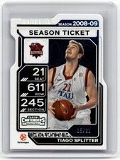 2025-26 Panini Contenders EuroLeague #75 Tiago Splitter Die-Cut /21