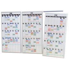 Magnetic Dry-Erase Whiteboard ModMonthly Planning Calendars Set of 3 