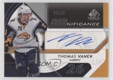 2008-09 SP Game Used Edition SIGnificance 22/50 Thomas Vanek #SIG-TV Auto 1t6
