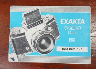 IHAGEE EXAKTA VX IIA 1961 INSTRUCTION BOOK/227199