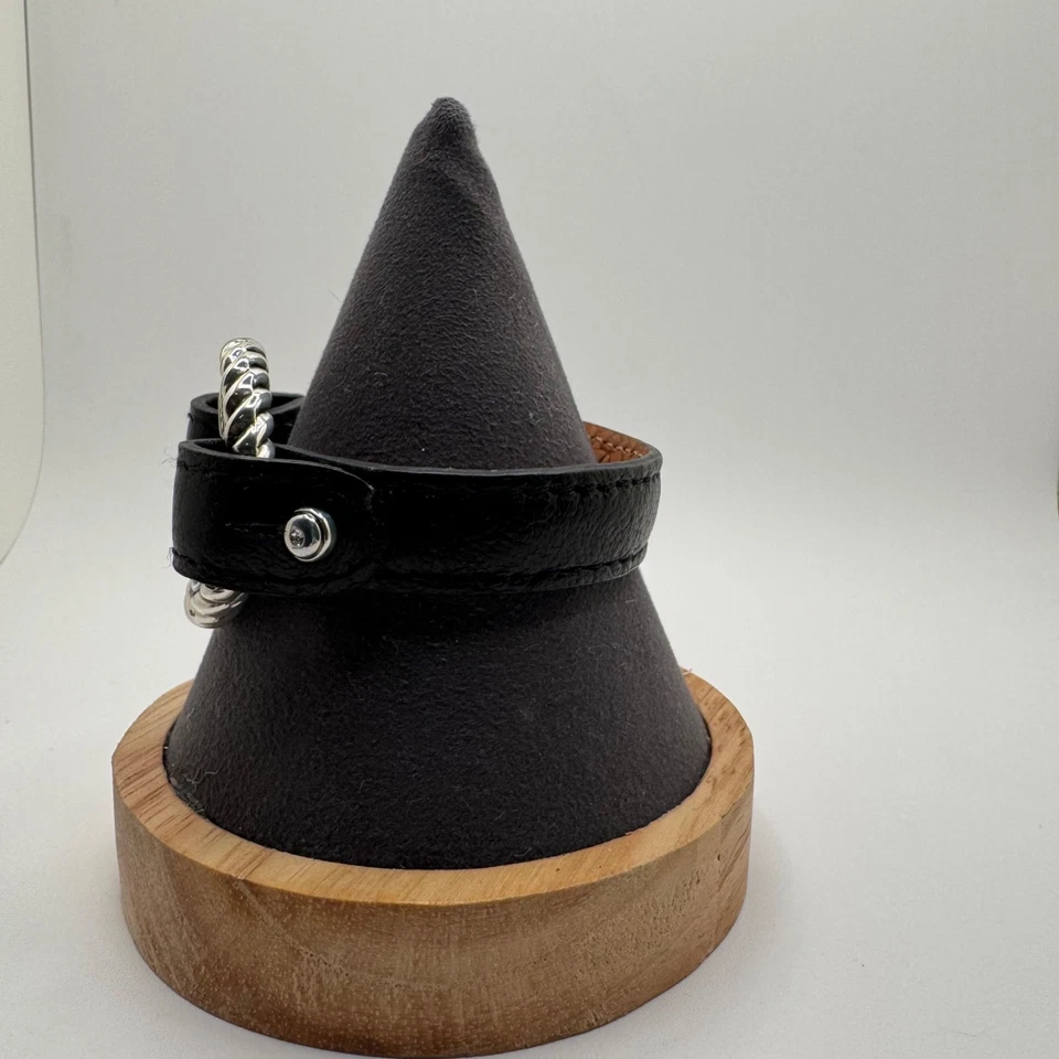 Rare Retired Brighten Bracelet Chamois Hawser Genuine Leather M/L - Image 2 of 4