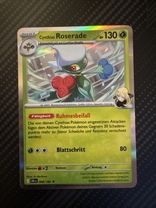 Pokémon TCG Roserade de Cynthia 008/182 Reverse Holo DRI-FR Destined Rivals Card