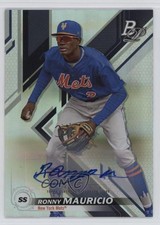 2019 Bowman Platinum Wal-Mart Top Prospects Ronny Mauricio #TOP-57 Auto 1si8