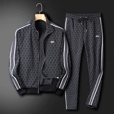 Lacoste Paris Tracksuit - Jacquard Zip | Sporty and Stylish Style