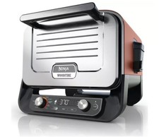 NINJA Woodfire OO101UK Electric Outdoor Oven Brown & Silver - [BRAND NEW]