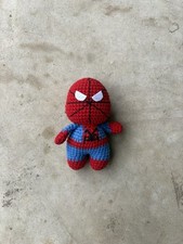 Handmade Crochet Spider-Man Doll