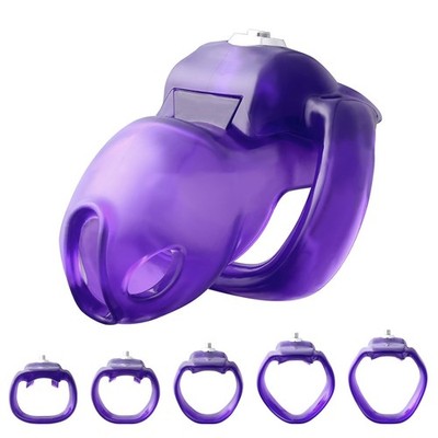 HTV5 Male Chastity Cage  Lightweight Resin Male Chastity Cage with Click&Lock...