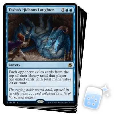 TASHA'S HIDEOUS LAUGHTER X4 Adventures In The Forgotten Realms AFR Magic MTG