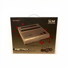 Retro-Bit Retro Duo Silver Black Dual Slot NE...