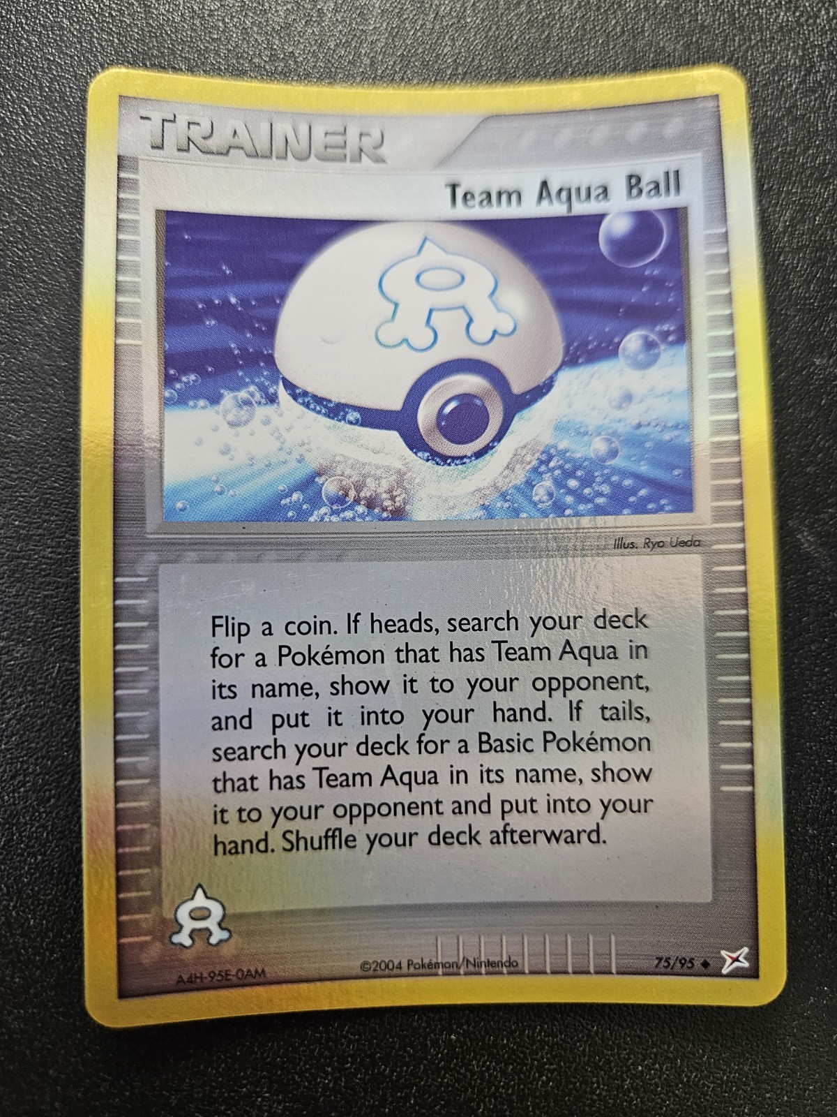 Pokemon Team Magma vs Team Aqua Team Aqua Ball Reverse Holo 75/95 EXC-NEAR MINT
