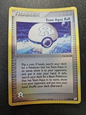 Pokemon Team Magma vs Team Aqua Team Aqua Ball Reverse Holo 75/95 EXC-NEAR MINT on eBay