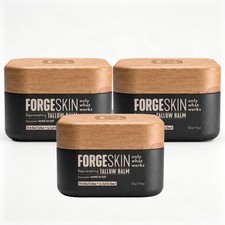 3x Forge Skin Men's Face Cream Beef Tallow Face Balm 50g New57Ts