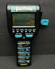 Radica Bass Fishin' Handheld Electronic Fishing Game Model #3732 Vintage EUC