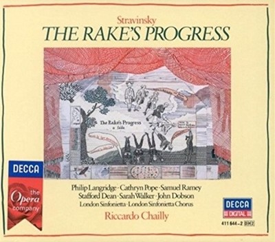    OPER   Igor Strawinsky   THE RAKE'S PROGRESS    Riccardo Chailly   2CD
