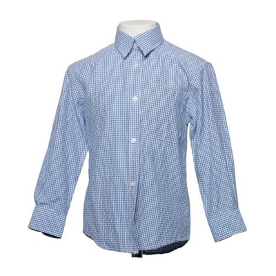 Andrew Fezza, Hemd, Größe: 116, Blau/Weiß, Baumwolle/Polyester, Karo #bUj