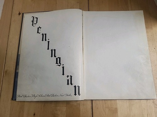 1944 PORT CHESTER SENIOR HIGH SCHOOL YEARBOOK, THE PENINGIAN, PORT CHESTER, NY - Picture 5 of 24
