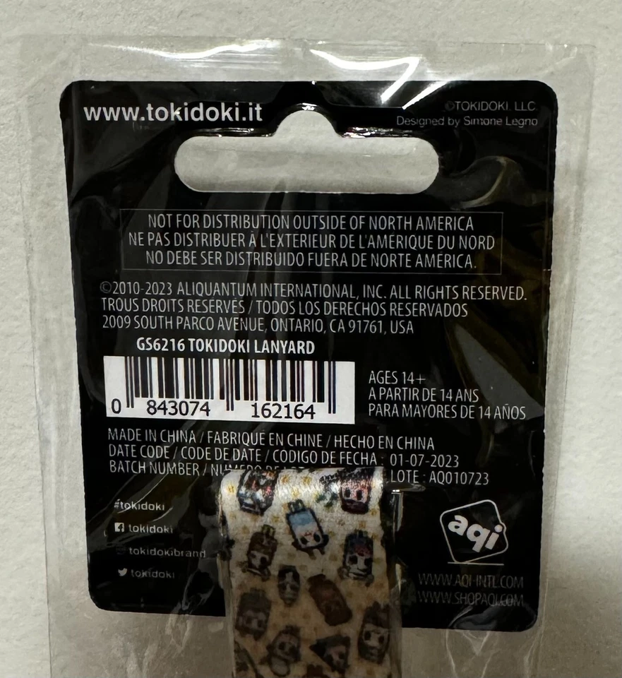 Brand New 2023 Tokidoki Silicon Charm Cell Phone Lanyard Milk Latte  - Image 3 of 3