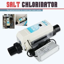 PALICY Complete Salt Water Chlorination System for Swimming Pools Titanium Cell