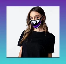 ETHIKA Woman's Face Mask Purple New