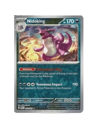 pokemon trading card game nidoking Nidoking Pokemon Cards