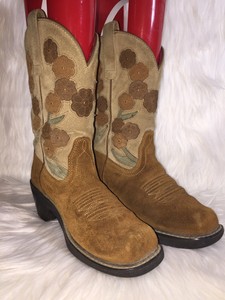ariat suede cowboy boots