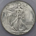 1942 50c Walking Liberty Half Dollar - ICG MS 66