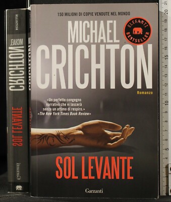 SOL LEVANTE. MICHALE CRICHTON. GARANTI.