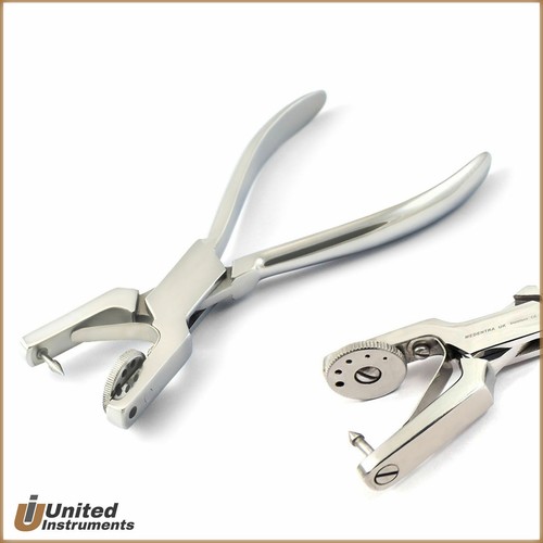 "Kit de presa de goma dental Ainsworth alicate perforadora cerveza fórceps marco de presa de goma 4""" - Imagen 2 de 4