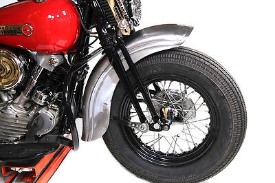 Replica 1936-1948 Harley Davidson Knucklehead EL FL Raw Spring Fork Front  Fender | eBay