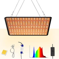 LED Grow Light Panel 2000W Lamp for 3 x 3 ft Coverage Grow Tent Greenhouse Veg
